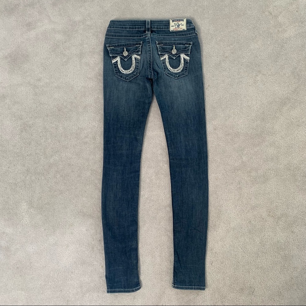 TRUE RELIGON Sequenced Skinny Jeans
